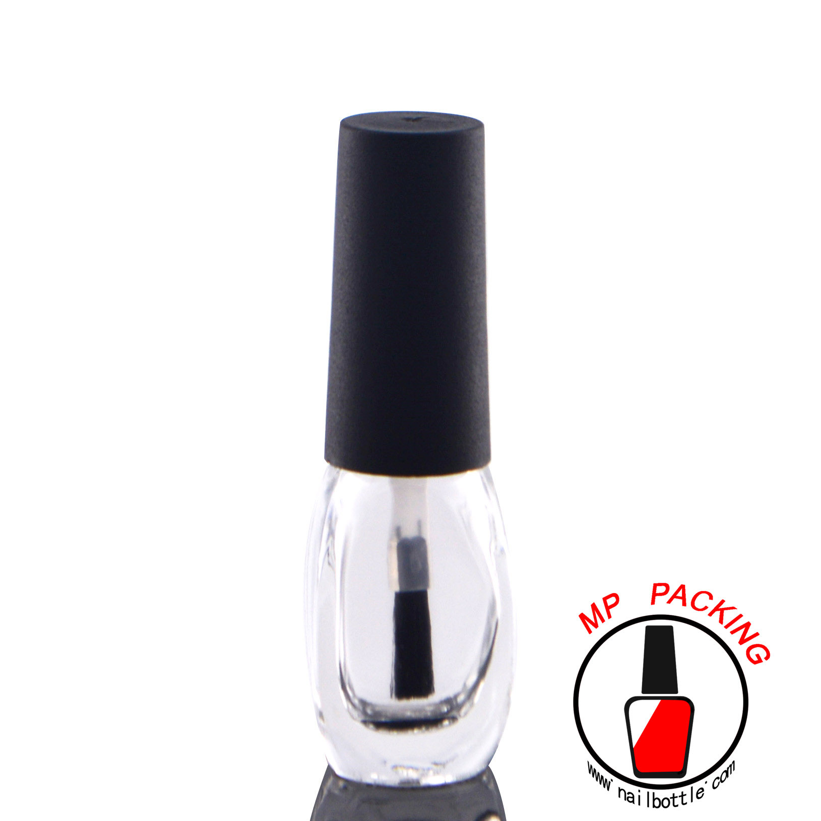 custom nail polish glass bottles and brush cap 