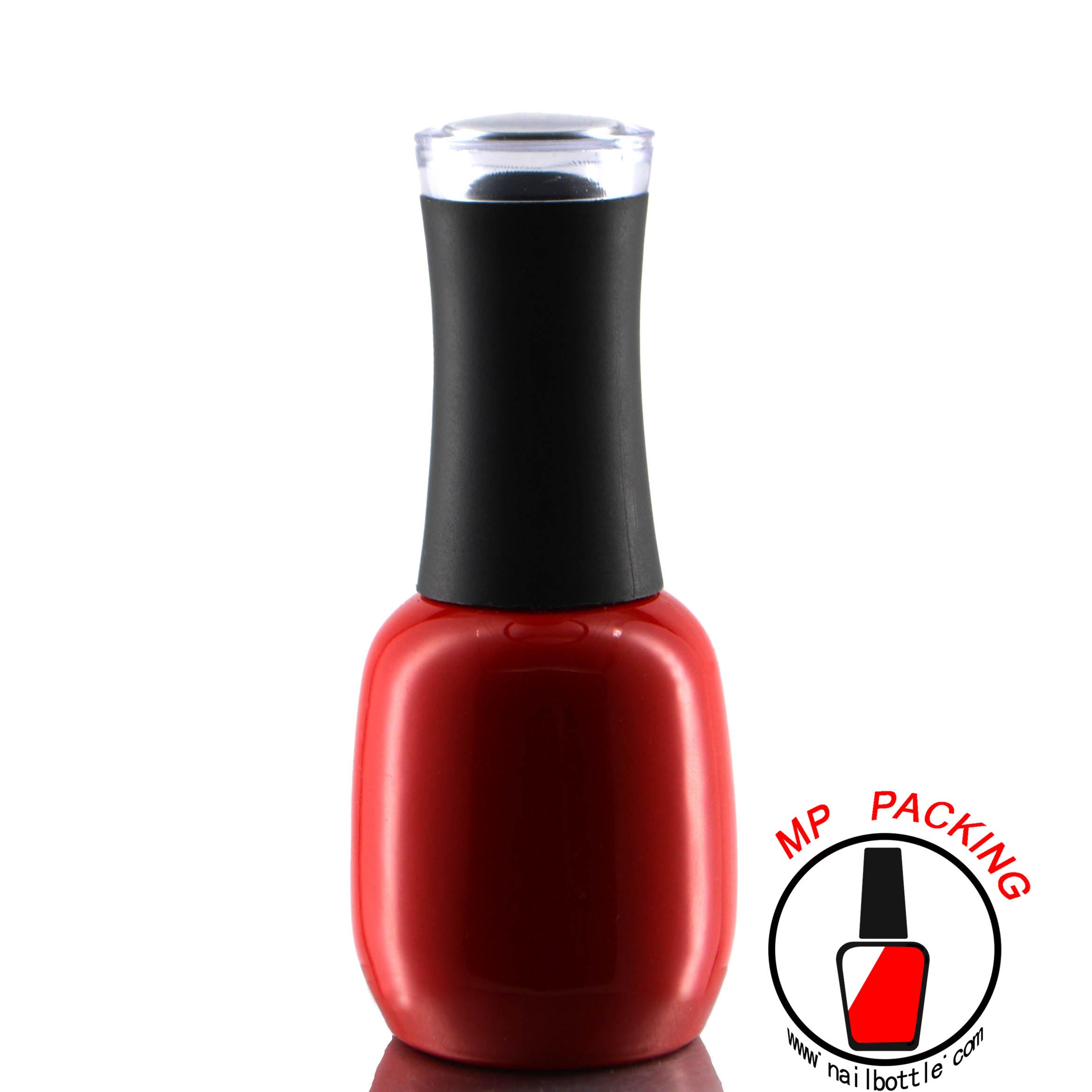 American brands gel polish glass bottles with lids and brush 