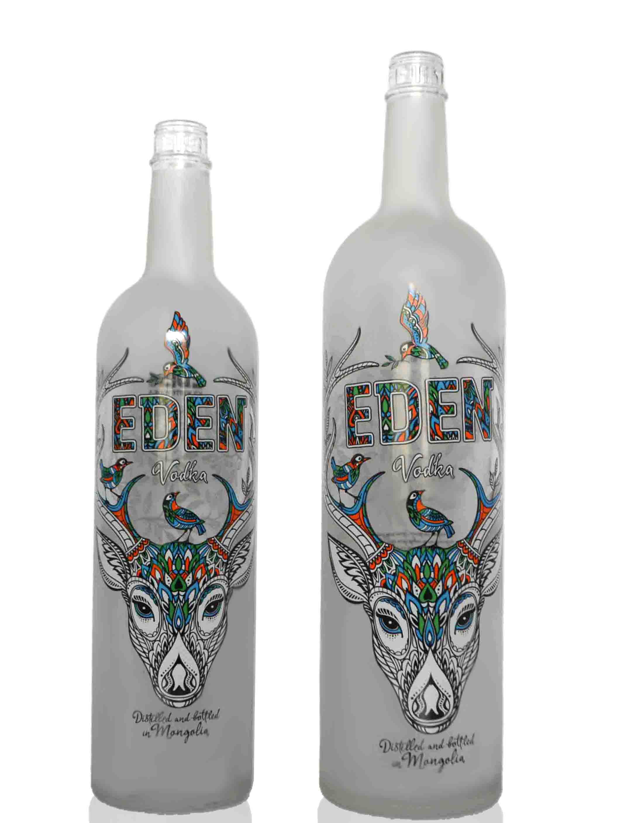 custom design glass bottles 