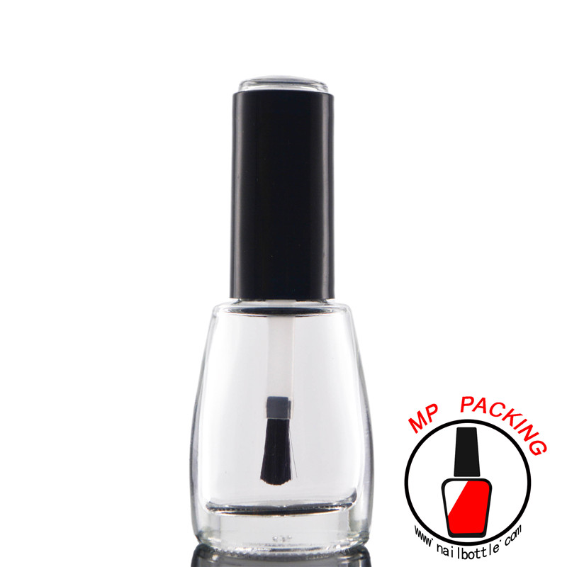 wide brush nail polish bottles with cap 