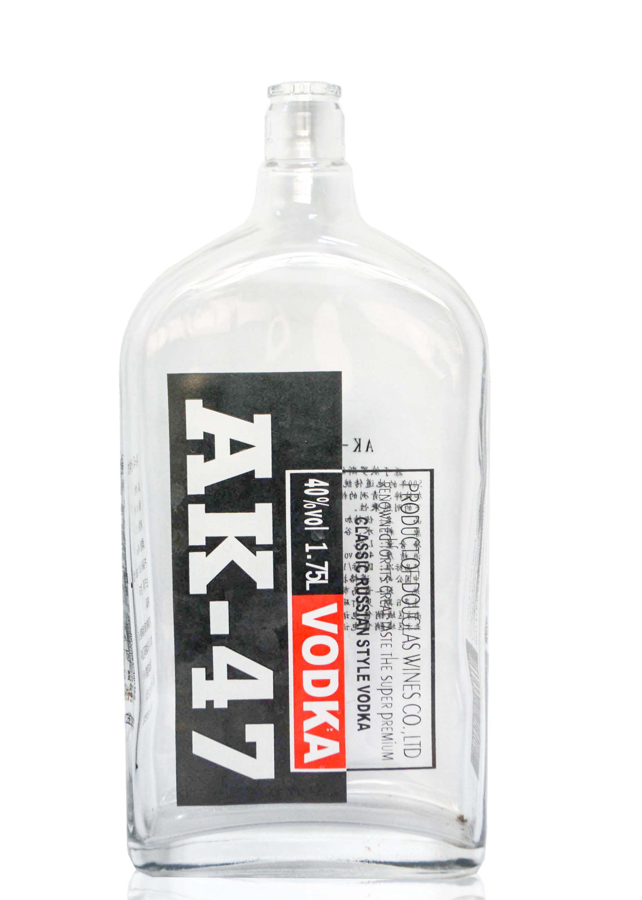 1.75L vodka bottle sizes empty glass bottles 