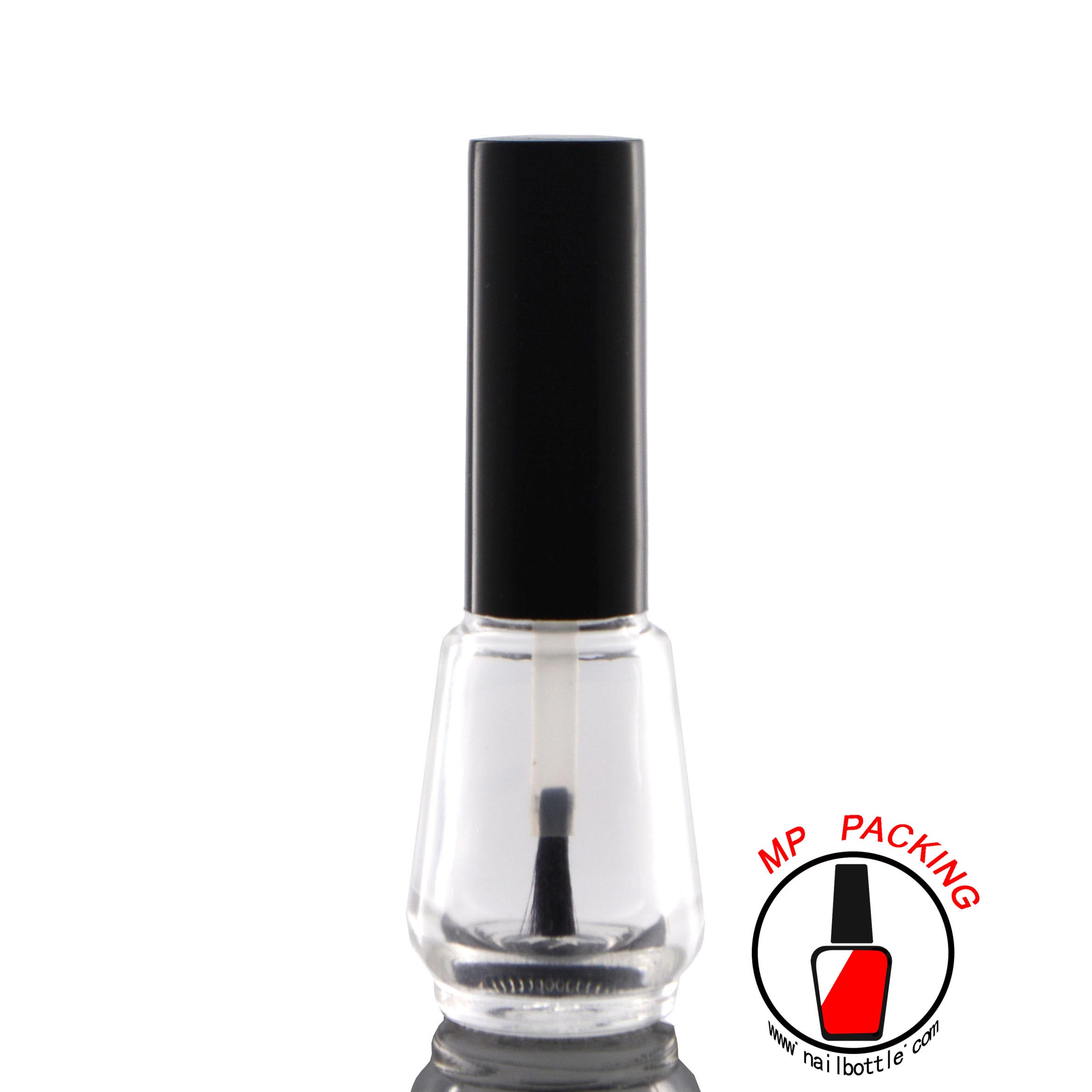 brands nail polish empty bottle with lids and brush 