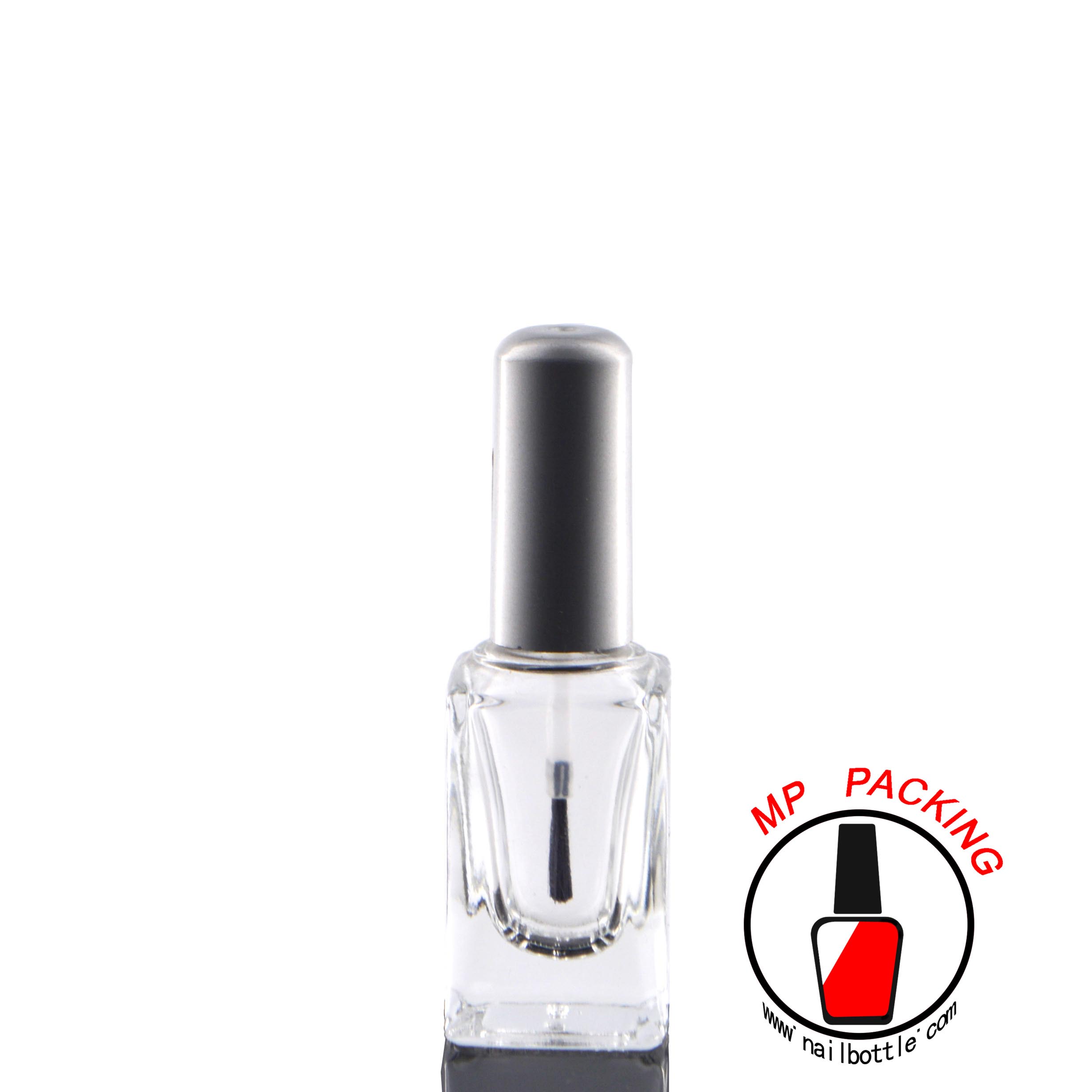 new design empty nail polish bottle with tops and brushes 