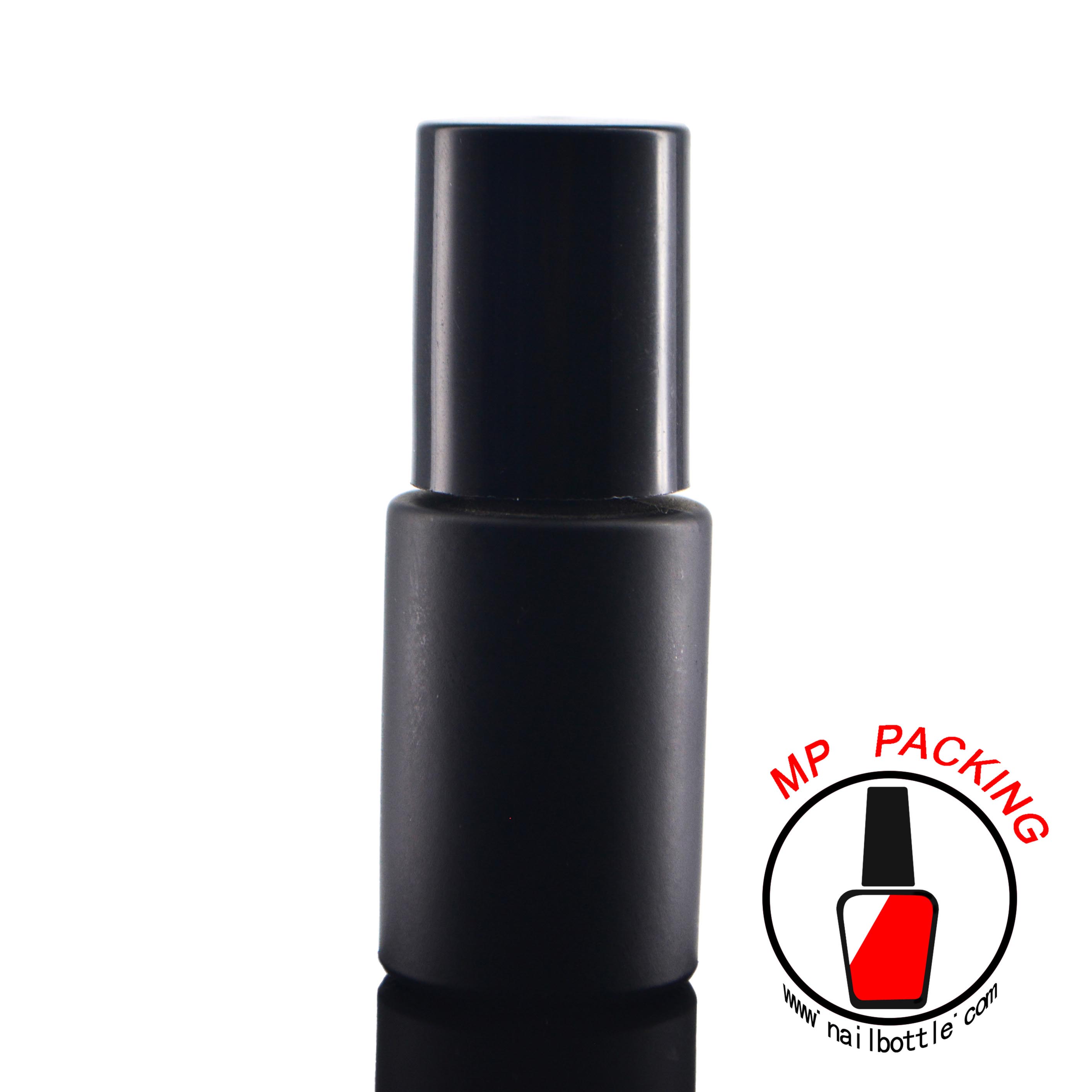 8ml round empty glass bottle base coat bottles 