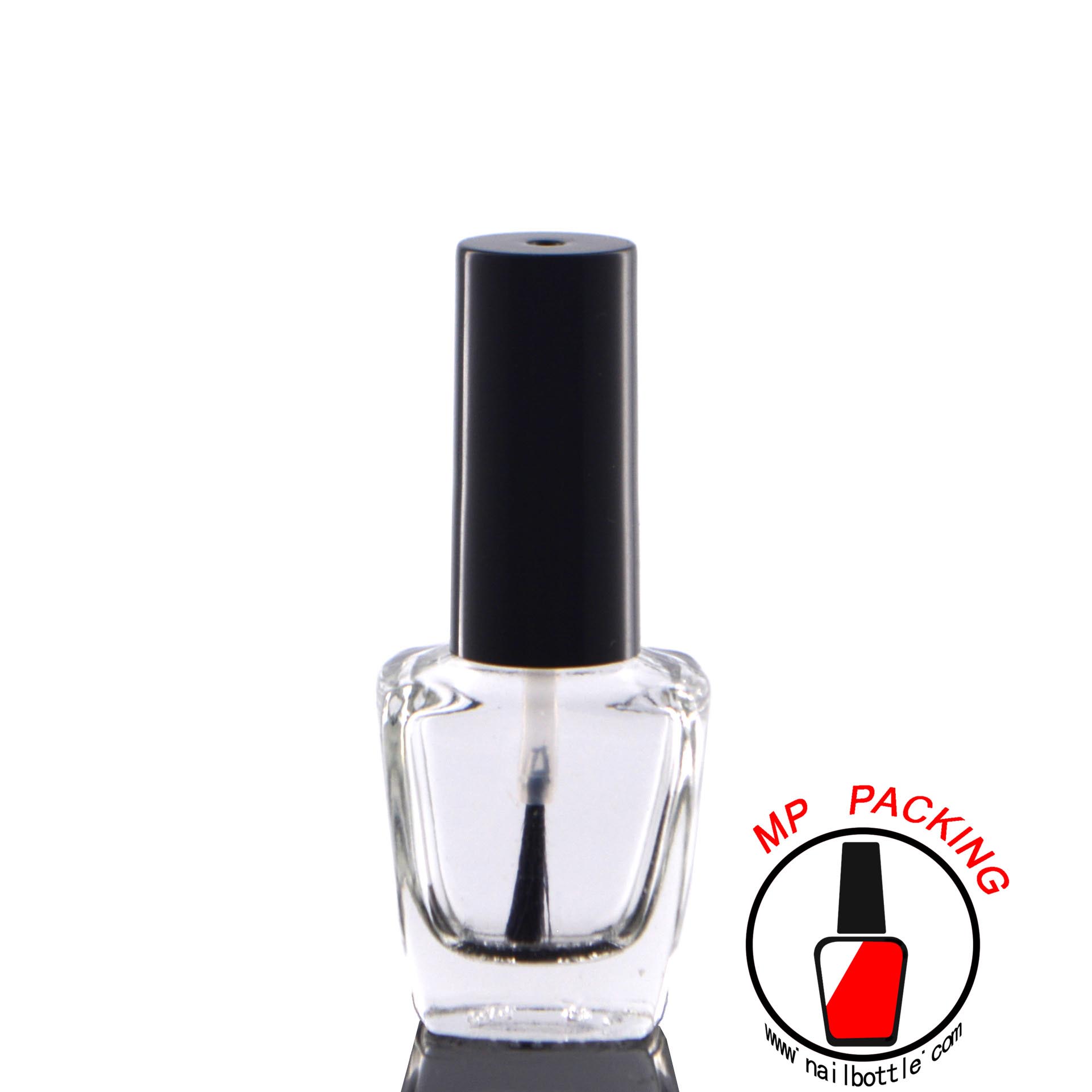 custom made empty glass bottles for nail lacquer and gel polish 