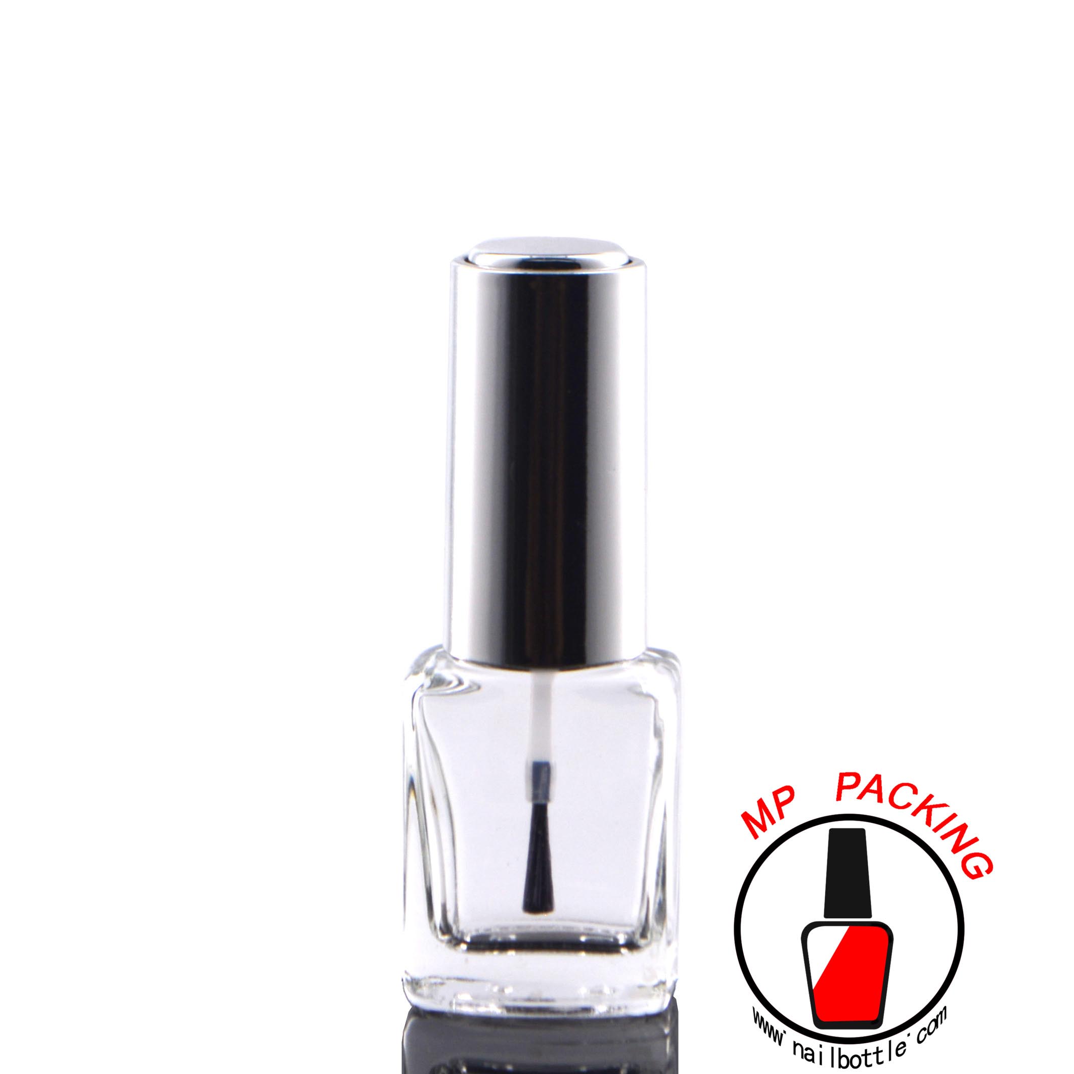 glass bottles wholesale empty gel nail polish bottle black and clear glass 