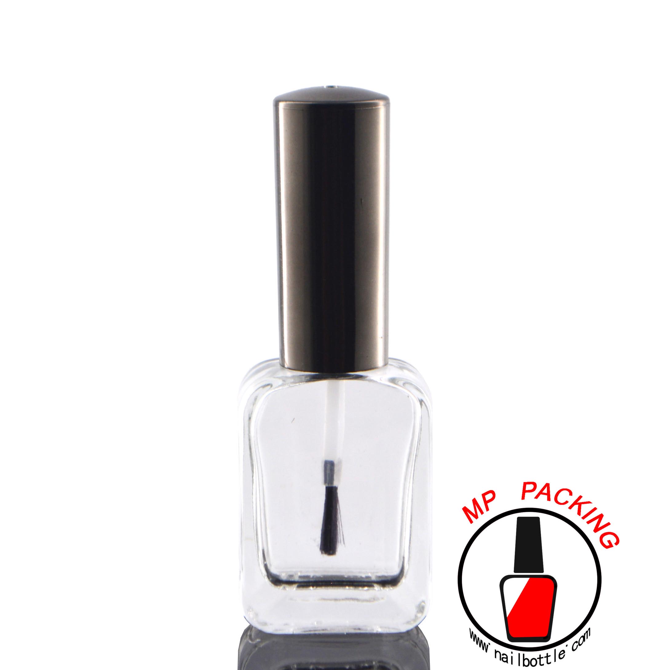 empty glass bottles wholesale nail enamel bottle with lids and brush 