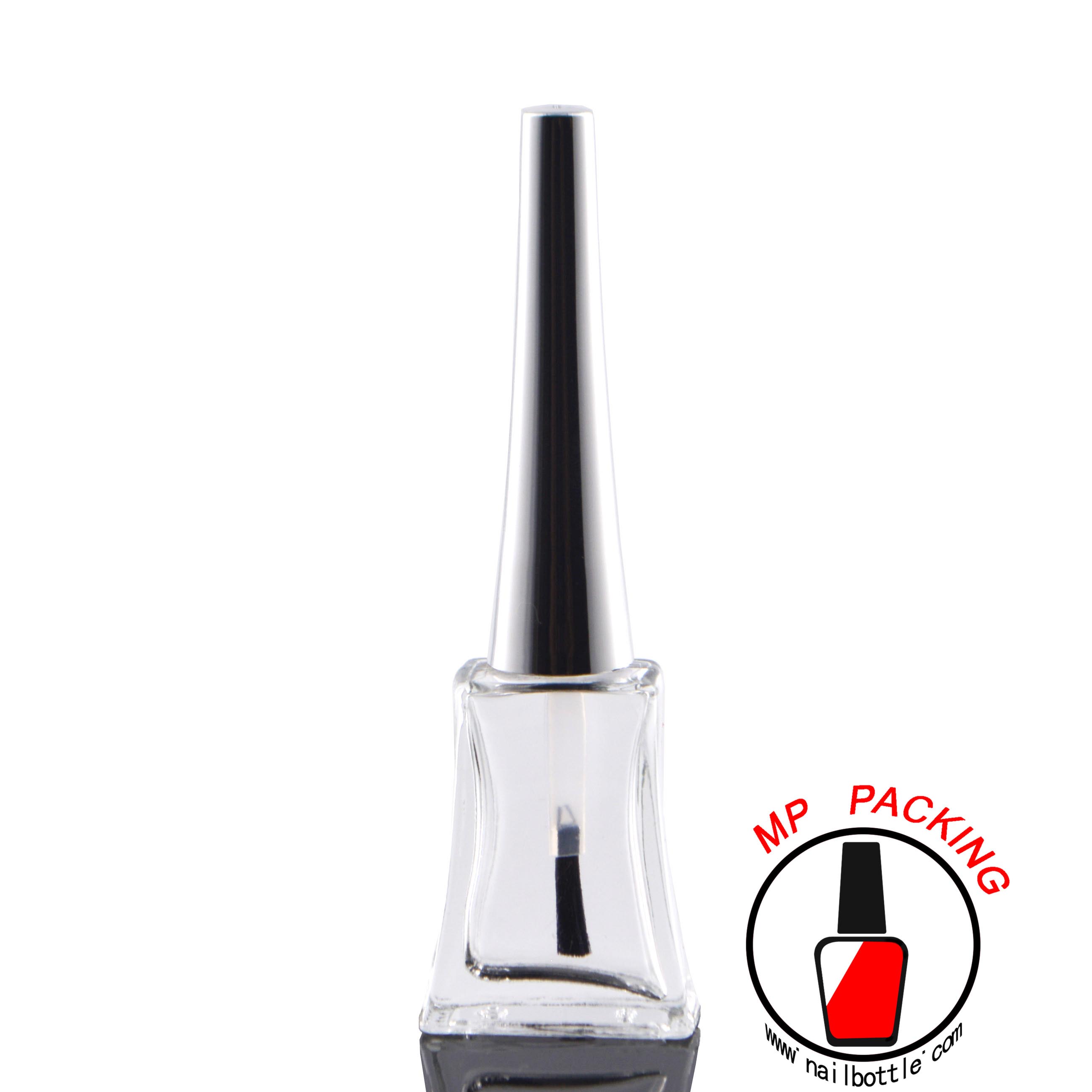 new design empty nail polish bottle with lids and brush