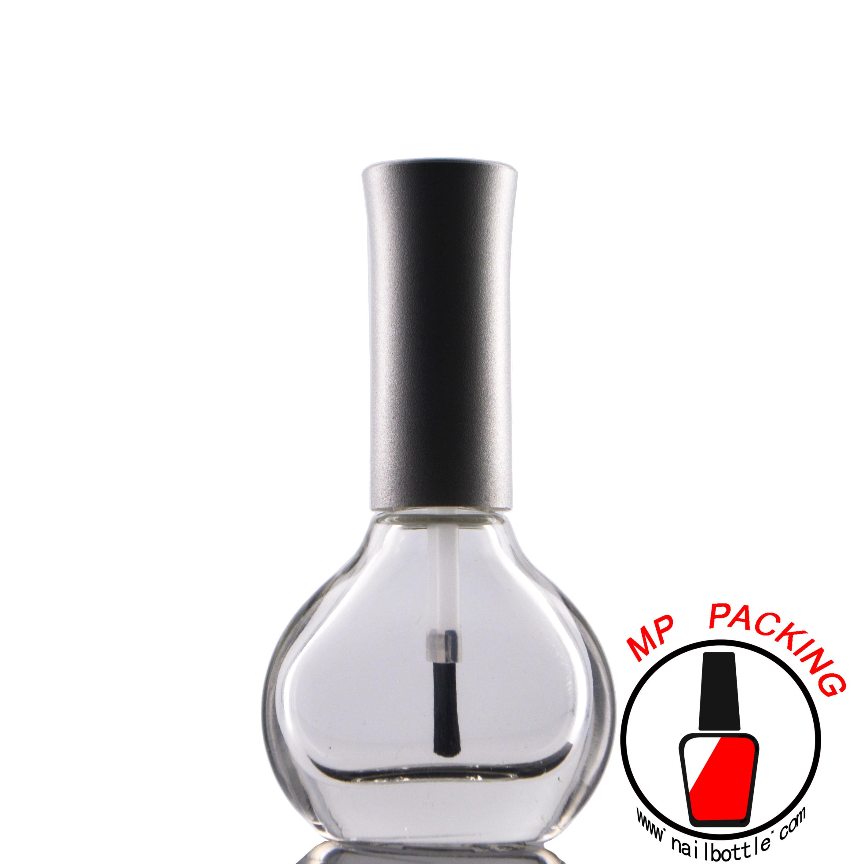 custom made nail polish bottle with lids and brush 