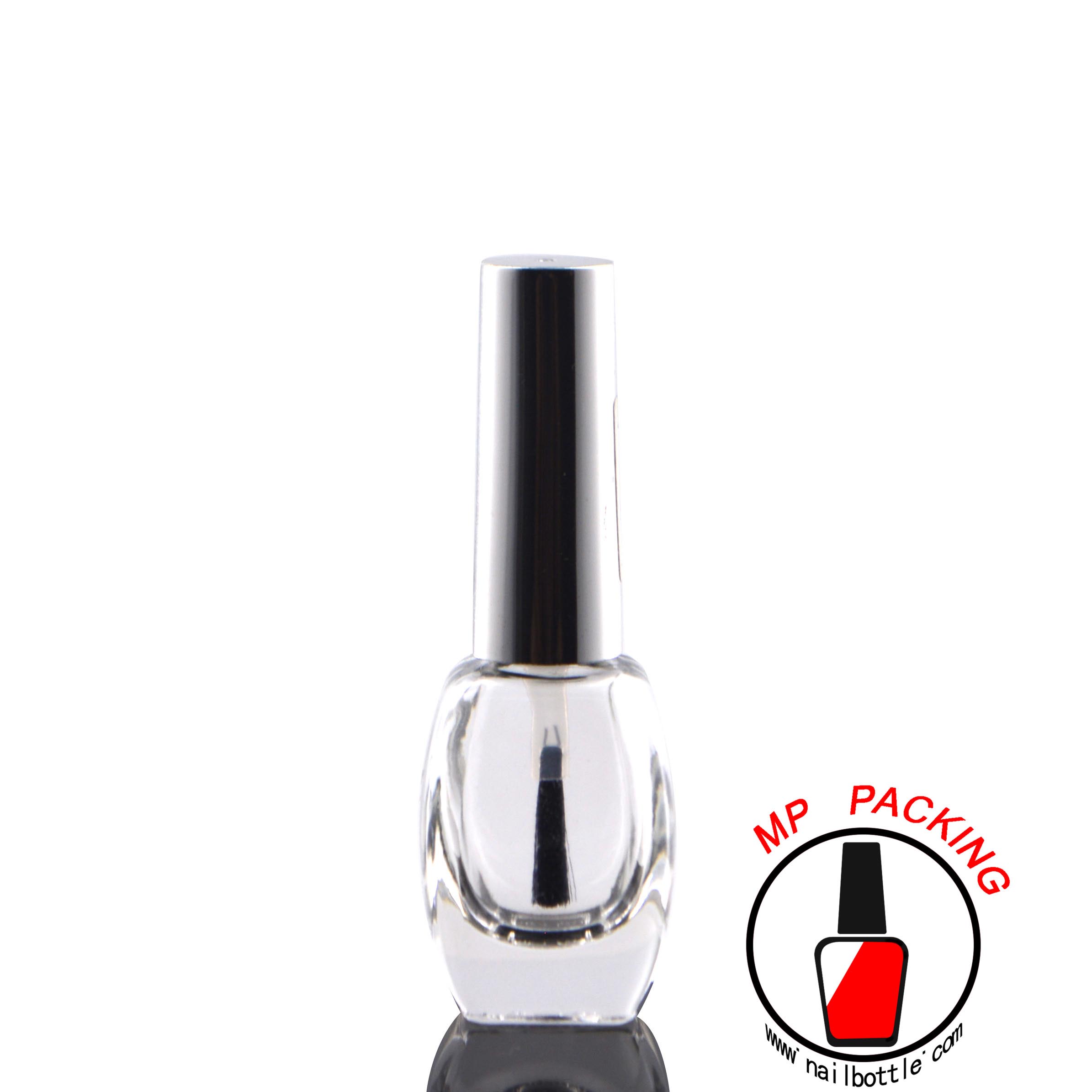 small bottles glass empty nail polish bottle with brush and lid 