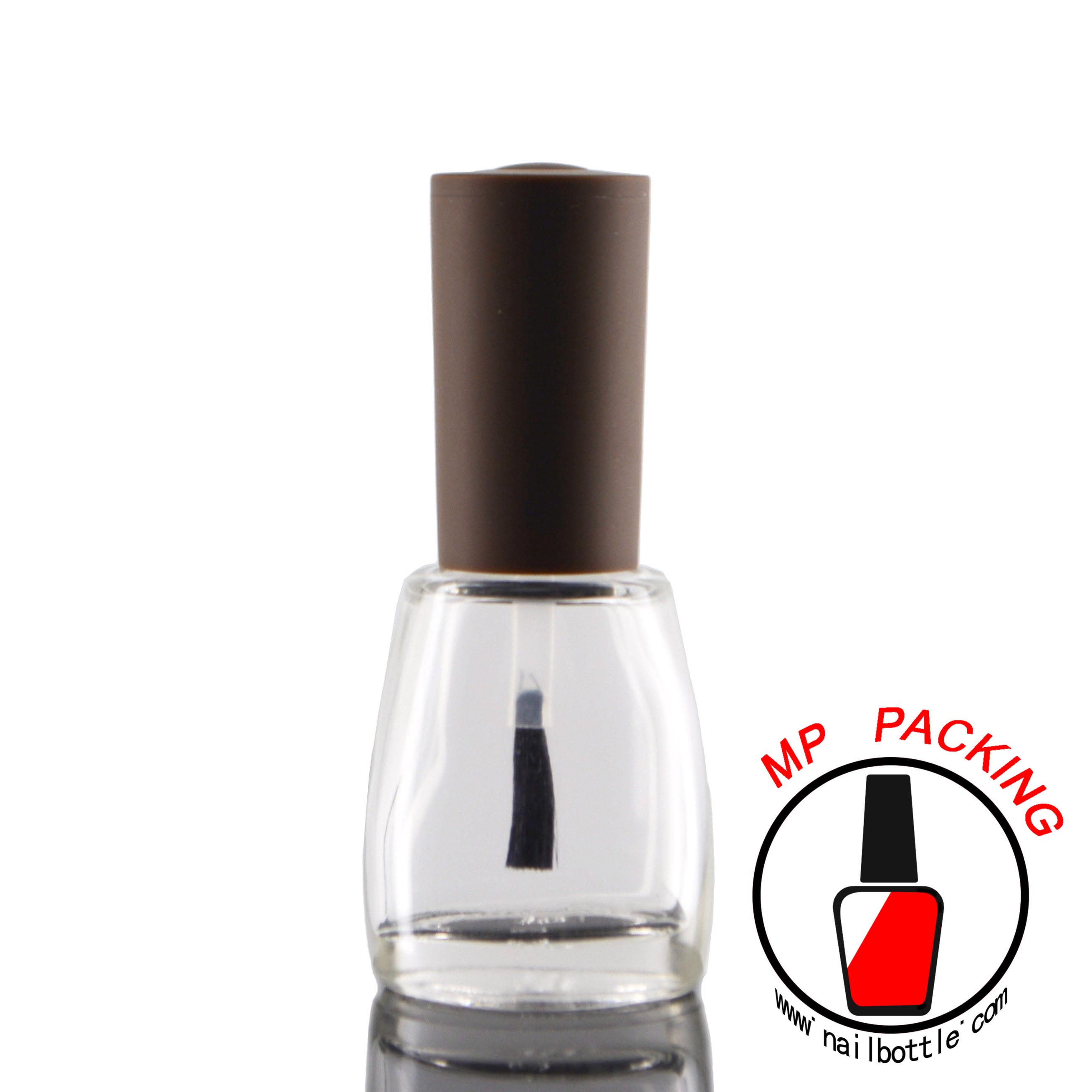 big size nail polish bottle DL with lids and brush 