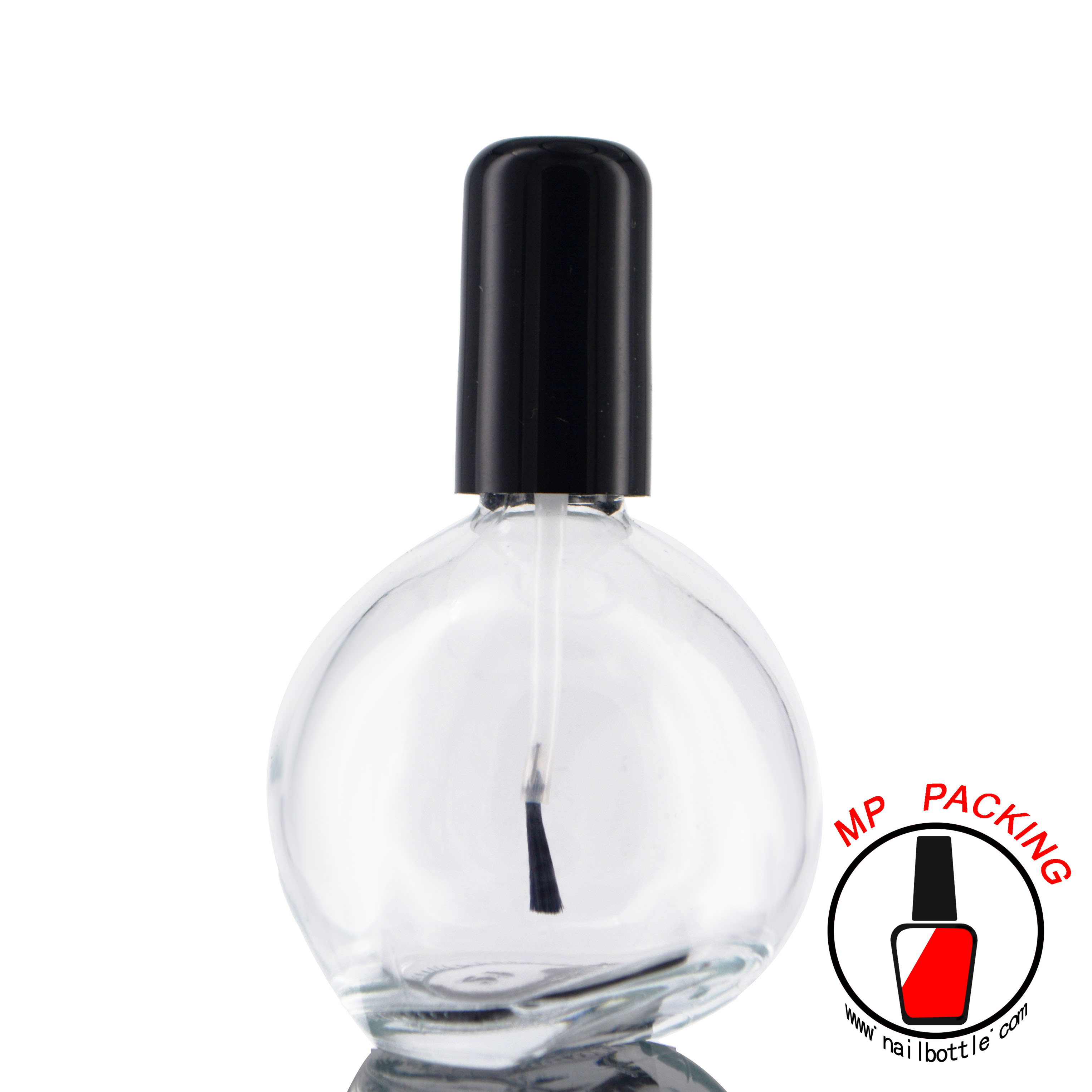 new design cuticle oil 75ml bottle with lid and brush 