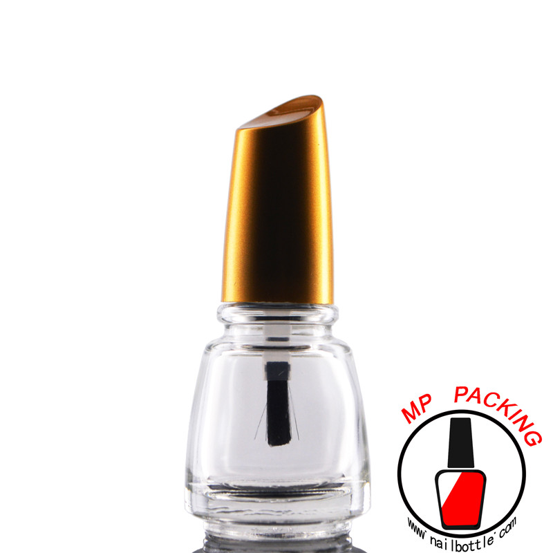 nail polish bottle with cap and brush 