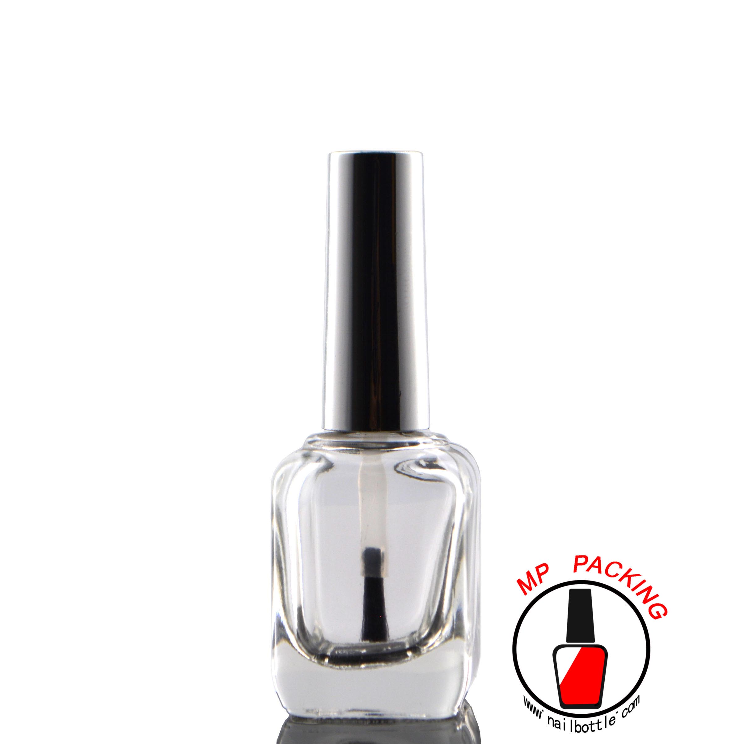 clear bottle nail polish bottle