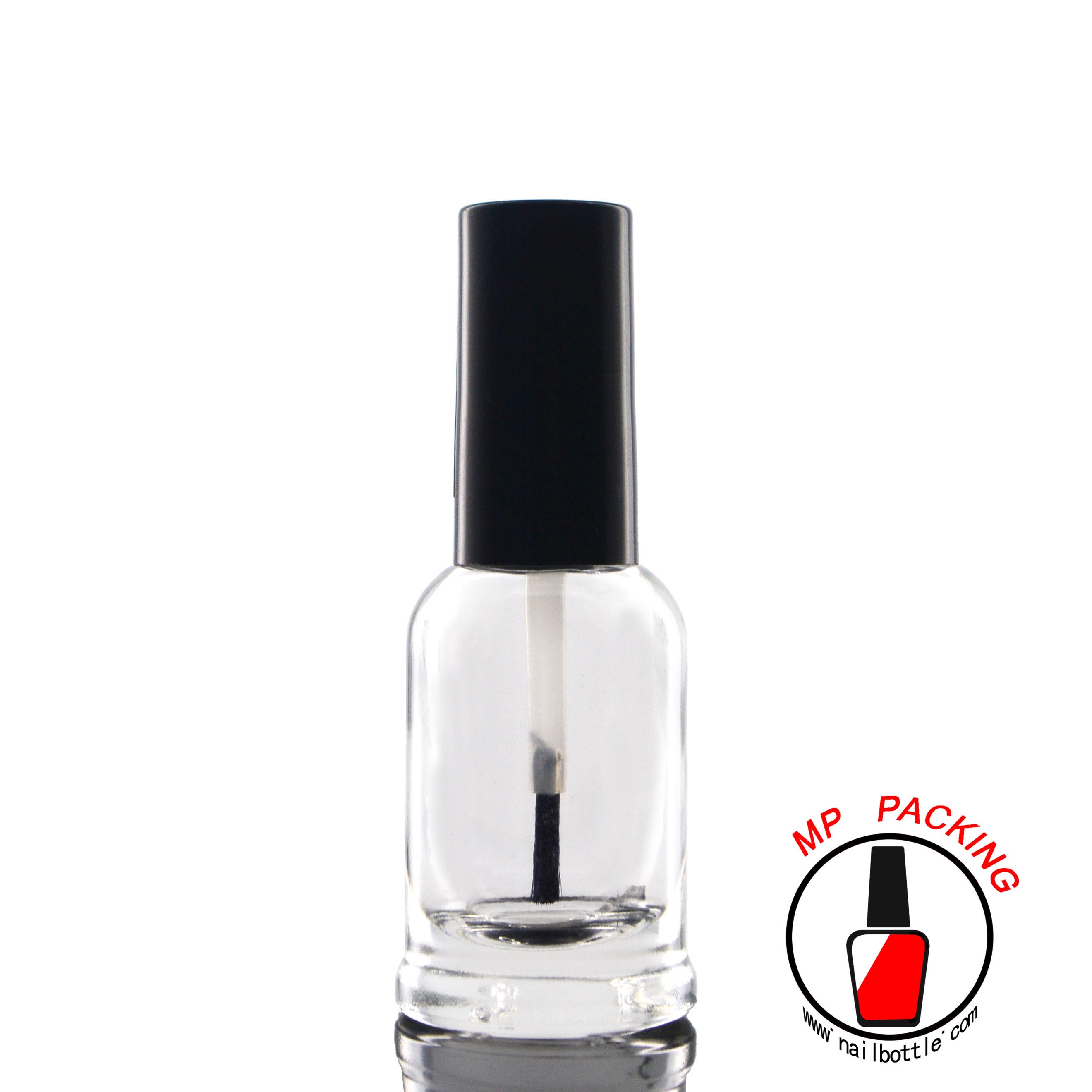 beauty glass bottle clear nail enamel bottles 